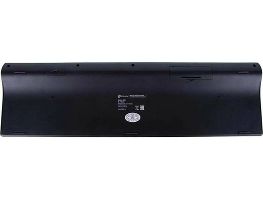 Клавиатура беспроводная Oklick 890S серый